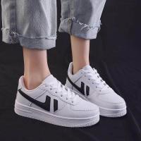 ราคา Women Sneakers White Pink Tennis Cute Lovely Girl Casual Shoes Female Student Blue Low Top Platform Flats Ladies Vulcanize Shoes (11311643053)