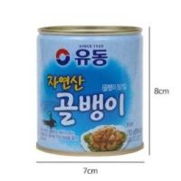 ราคา หอยกระป๋องเกาหลี เอ็นหอยหวานทะเล yoodong whelk 230g 유동 자연산 골뱅이 (17226000488)