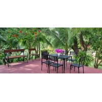 ราคา ชุดสนามอัลลอยด์สีดำวาว 6 ที่นั่ง เฟอร์นิเจอร์สนาม (16551152435)