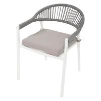 ราคา โปรโมชัน เก้าอี้สนามเหล็ก IRENE สีขาว เทา STEEL CHAIR SPING IRENE WHITE GREY สวนและอุปกรณ์ตกแต่ง เฟอร์นิเจอร์นอกบ้าน โต๊ะและเก้าอี้ (15910816752)