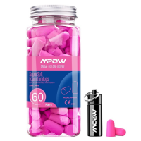 ราคา Mpow 60 Pairs NRRA 32dB Noise Reduction Foam Ear Plugs Hearing Protector Noise Blocker Earplugs With Carrying Case For Sleeping (16966705400)