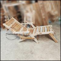 ราคา เก้าอี้ระนาด เก้าอี้ชายทะเล เก้าอี้พับแบบนอน ปรับได้ 2 ระดับ เก้าอี้พักผ่อน งานไม้สักทอง (13022830484)