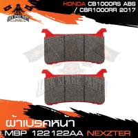 ราคา NEXZTER เบอร์ 122122AA ผ้าเบรคหน้า สำหรับ HONDA CB1000RS ABS CBR10000rr ปี 2017 ขึ้นไป เบรค ผ้าเบรค ผ้าเบรคมอเตอร์ไซค์ อะไหล่มอไซค์ (10162749997)