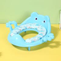 ราคา Smilewil ที่รองชักโครกเด็ก หนาและสบายห้องน้ำสำหรับเด็ก เสริมฟองน้ำนั่งสบาย ฝารองชักโครกเด็ก 3 สี พร้อมที่จับ (16461874384)