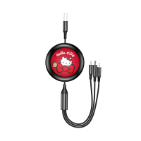 ราคา ของแท้100 Hello Kitty สายเกียร์3 In 1สายชาร์จ5ปรับได้สายไมโคร USB ไลท์นิ่งสายเคเบิลยูเอสบีเคเบิล Type C สำหรับสมาร์ทโฟน IOS และ Android สาย iPhone ชาร์จเร็ว (19724510444)