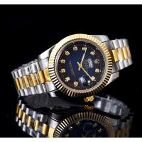 ราคา ใหม่ นาฬิกาข้อมือควอตซ์แฟชั่น ลําลอง ลายโลโก้ Swiss สไตล์คลาสสิก พร้อมปฏิทินคู่ สําหรับผู้ชาย และผู้หญิง QYUE (19587776327)