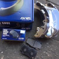 ราคา ผ้าเบรคหน้าadvics ก้ามเบรคหลังAdvics Toyota fortuner vigo ปี2004 2012รุ่น4wd (16383487371)