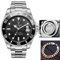 ราคา 2023 Tevise นาฬิกาข้อมือนาฬิกากลไกอัตโนมัติผู้ชายนาฬิกาข้อมือเหล็กกันน้ำแบรนด์หรู (19167907852)