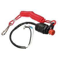 ราคา Boat Motor Emergency Kill Stop Switch for Yamaha Tohatsu Outboard Stop Kill Switch Cut Off Switches with Safety Tether Lanyard (16005495199)