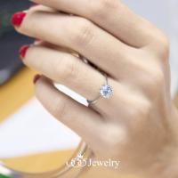 ราคา 555jewelry แหวน เงินแท้ ดีไซน์แหวนเพชรสวิส เครื่องประดับ แหวนผู้หญิง Sterling Silver 925 Fashion Jewelry Women Ring แหวนชูฝังเพชร CZ เม็ดเดี่ยว รุ่น MD SLR066 (21334772245)