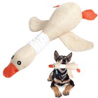 ราคา ผ้าลินินที่ทนต่อการงอกของฟันกัดมีเสียงดังสีเบจเคี้ยวก้าวร้าวน่ารักที่แขวนประตูรูปห่านนุ่มย่นไม่สามารถทำลายได้สัตว์เลี้ยงแบบโต้ตอบของเล่นสุนัข (20624145535)