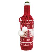 ราคา Handmade Wine Bottle Sweater Christmas Knitted Bottle Cover Soft Santa Reindeer Snowman Wine Bottle Cover for Decoration Shop Home Coffee Christmas pleasure (20569741142)