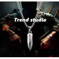 ราคา สร้อยคอรูปกระสุนที่ผู้ชายอินเทรนด์ต้องมี ทำจากเหล็กไทเทเนี่ยม ไม่ซีดจาง ทันสมัย สไตล์ฮิปฮอป (20701810924)