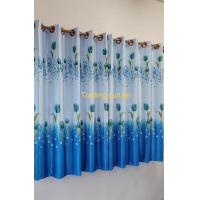 ราคา ประตูทิวลิปฟ้าหนา3 2 ผ้าม่านตัดขนาด ผ้าม่านตาไก่ (18261508757)