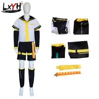 ราคา LXYH COSER KING Kagamine Rin Kagamine Len womens cosplay anime costume ชุดคอสเพลย์อนิเมะผู้หญิง (18069025893)