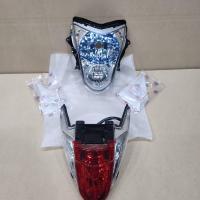 ราคา ไฟหน้า sonic new จานฉาย โคมไฟหน้า โซนิคตัว ใหม่ ฐานฟ้า พร้อม ฝาไฟเลี้ยว และ ไฟท้าย 4ชิ้น (20687802948)