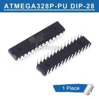 ราคา 1 ชิ้น ATMEGA328P PU DIP 28 ATMEGA328P U DIP28 ATMEGA328 PU กรมทรัพย์สินทางปัญญาบิตไมโครคอนโทรลเลอร์ AVR 32 พันหน่วยความจำแฟลชใหม่เดิม (20244078208)