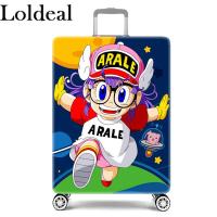 ราคา Loldeal กระเป๋าเดินทางหนาปกยืดหยุ่นการ์ตูนผ้าบาติกทนต่อการสึกหรอกระเป๋าเดินทางฝาครอบป้องกัน (14644319863)
