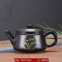 ราคา ชุดชา Gaiwan กาชงชาเซรามิกดำแบบพกพาเครื่องลายครามจีนกรองชาเพิ่มความสวยทำมือที่กรองชา (20302747153)