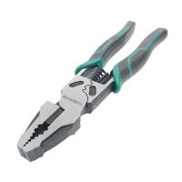 ราคา TUOSEN คีมช่างไฟ อเนกประสงค์ CR V ปากแหลม ปากเฉียง ปากจระเข้ คีมปอกสายไฟ จับ ตัด หนีบ ขัน ย้ำ (20099027434)