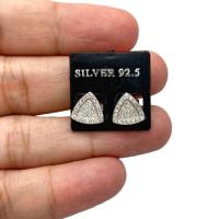 ราคา ต่างหู เงินแท้ 92 5 งานส่งออก ฝังเพชรสวิส cz เกรด 5A เล่นไฟดีมาก หน้าต่างหูกว้าง 9 5 มิล หนัก 2 7 กรัม เคลือบทองคำขาวแล้วครับ ใส่ไม่ดำ และใส่ไม่ซ้ำใครครับ (19656058756)
