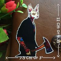ราคา แมว เท่ๆ สติกเกอร์ เคลือบกันน้ำ ติดกระเป๋าเดินทาง มอเตอร์ไซค์ Laptop เคสโทรศัพท์ กระบอกน้ำ Waterproof Decal Sticker (7687493066)