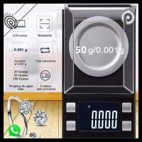 ราคา RM เครื่องชั่งดิจิตอล เครื่องชั่งกะรัต เครื่องชั่งพลอย เครื่องชั่งทอง เครื่องชั่งความละเอียด3ตำแหน่ง 50กรัม0 01กรัม Digital Jewelry Scales Lab Weight High Precision Scale Medicinal Portable Mini Elec 