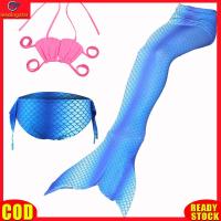 ราคา LeadingStar RC Authentic 3pcs Girls Mermaid Swimsuit Summer Mermaid Tail Tops Panties Bikini Swimwear Three piece Set (19889501641)