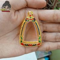 ราคา กรอบพระ กรอบพระชุบทองลงยา ใส่หลวงปู่ทวด กว้าง2 4 สูง3 5ซม ขนาดจอกระจก (21226660430)