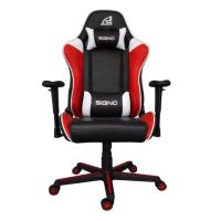 ราคา เก้าอี้เกมมิ่ง Signo Gaming Chair Barock GC 202BW Black Red White ประกัน 1ปี ของแท้ (19128088913)