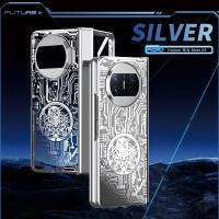 ราคา KISSCASE เคสมือถือชุบโลหะตำนานเชิงกลสำหรับ Huawei คู่ X3ฝาครอบบานพับการพับขายึดสำหรับ Huawei Mate X3ฟิล์มกระจกหน้าจอ (19101781154)