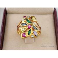 ราคา ManeeNopparut มณีณพรัช แหวน พลอยนพเก้า รุ่น RW131 (347209547)