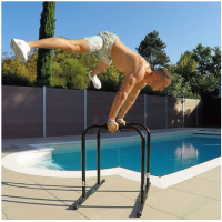 ราคา บาร์คู่ตั้งพื้น LEBERT EQUALIZER ขนาดแกน 2 นิ้ว บาร์คู่ตั้งพื้น บาร์ Double Bar บาร์คู่ บาร์โหน บาร์ออกกำลังกาย บาร์คู่แยกส่วน (8865477759)