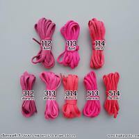 ราคา เชือกรองเท้า สีชมพู บานเย็น ความยาว 120 160cm พร้อมส่ง M (16472096306)