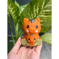 ราคา F62 แม่พิมพ์ตุ๊กตาปูนปั้น สำหรับหล่อปูนพลาสเตอร์ รูปหมูป่าแม่ลูก ลายน่ารัก (14217912071)