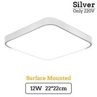 ราคา LED Modern Ceiling Light Lamp dimmable Surface Mount Rectangleindustrial wind Lighting Fixture Bedroom Living Room Office lights (8681018797)