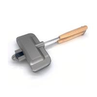 ราคา ในสต็อก 1ชิ้นกระทะทอดตะแกรงพับได้สองด้านกระทะแซนด์วิชแบบไม่ติดสำหรับทำขนมปังปิ้งเครื่องทำอาหารเช (20392924725)