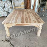 ราคา MK42 โต๊ะไม้สัก โต๊ะทำงาน โต๊ะทานข้าว งานไม้สัก ขนาด 120 80 35 ซม งานดิบไม่ทำสี Table โต๊ะกาแฟ ทำจากไม้สักทั้งตัว โต๊ะทรงเตี้ยขนาดใหญ่ (19400046550)