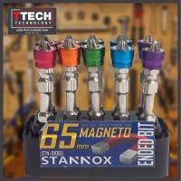 ราคา ดอกไขควงแฉก พร้อมแม่เหล็กกำลังสูง ดอกไขควงลมหัวแม่เหล็ก STANNOX ในการจัดส่งจะทำการคละสีกันไป (17469757280)