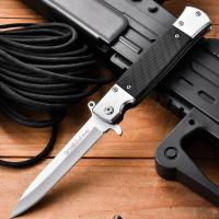 ราคา SOG มีดพับเดินป่า มีดพับพกพา มีดตัดทุเรียน มีดปอกผลไม้ มีดพับแบบกดดีด แข็งแรงทนทาน กพาสะดวก ใบมีดคมกริบ ไม่ขึ้นสนิม outdoor campinghigh hardness folding knife (19914380137)