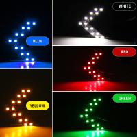 ราคา 2PCS LED Arrow Panel SMD Car Rear View Mirror Indicator Turn Signal Light LED Arrow Indicator Car Rearview Mirror Rear Side Lamp Indicator Exterior Lamp Car Accessories Ready Stocks (20072301032)