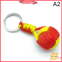 ราคา Hanlu ลูกบอลเชือกชูชีพทหารพวงกุญแจพวงกุญแจลิงกำปั้นพวงกุญแจเครื่องประดับเครื่องมือการเอาตัวรอดนอกสถานที่ (20323386181)