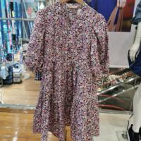 ราคา Uniqlo 451669เดรสชุดเดรสลายดอกไม้ชั้นแขนพองหวานของผู้หญิงญี่ปุ่นและเกาหลีใต้ฤดูร้อน (17755785045)
