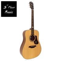 ราคา ส่งฟรีมีเก็บเงินปลายทาง กีต้าร์โปร่ง Mantic GT10D GT10DC Solid Top (16381222491)