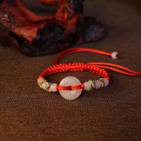 ราคา LNJ สร้อยข้อมือสายสีแดงทิเบตที่โชคดีเลียนแบบกำไลหยกสีขาวนำโชคกำไลเชือกสีแดงเครื่องรางนอตเชือกป้องกันเครื่องประดับชายหญิง (17767622966)