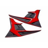 ราคา กาบข้าง YAMAHA M Slaz เอ็มสแลซ ทรง F สีแดง ผลิตจากวัสดุพลาสติก ABS อย่างดีแข็งแรงทนทานติดตั้งง่าย (12695633758)