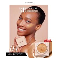 ราคา แป้งทิ้นหน้าเด้ง ตลับเล็กพิ้งค์โกลด์พร้อมกล่อง Kathy 3B Cream แป้งกระแต อาร์สยาม ตลับเล็ก 5G (15572498852)