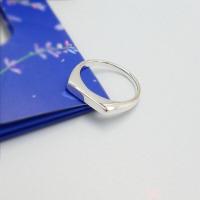 ราคา แหวนเงินแท้ 92 5 แหวนหัวเหลี่ยม แหวนแฟชั่น เท่ๆ เรียบๆ สไตล์มินิมอล แหวนเงินแท้ 100 Major Silver (6004126774)