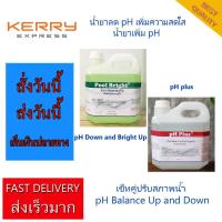 ราคา pH up and Down เซทปรับสภาพน้ำ เพิ่มและลด pH เพิ่มความสดใสในน้ำ แก้ปัญหาน้ำ ปรับสมดุลในน้ำ pH Minus pH Down Pool bright and pH plus For Swimming Pool 3 3 Litres (750976472)