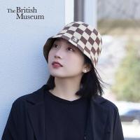 ราคา บริติชมิวเซียม หลุยส์ หมากรุก ถัก ตรวจสอบ เย็บปักถักร้อย หมวกชาวประมง หมวกกันแดด ใส่สบาย ระบายอากาศดี ส่งแฟน (16608799752)